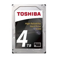 DD INTERNO TOSHIBA N300 3.5 4TB/7200RPM/SATA3/6GB/S/128MB/24X7/PARA NAS/1-8 BAHIAS