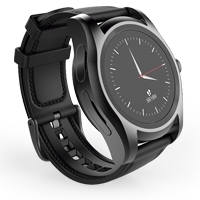Reloj Smart Watch GHIA CYGNUS, Pantalla Touch 1.1", Pulso Cardíaco, Bluetooth, GPS - NEGRO
