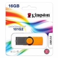 MEMORIA KINGSTON 16GB USB 2.0 DATA TRAVELER G2 DT101G2 NARANJA