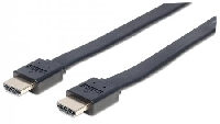 CABLE HDMI MACHO A MACHO BLINDADO HEC ARC 3D 4K NEGRO 1 M 3 FT. MANHATTAN