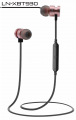 Audífonos LENNON Manos Libres Bluetooth v4.2 10m, Metálicos - Negro/Rosa