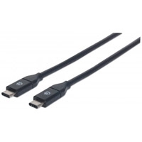 CABLE USB 3.1, GEN 2, C MACHO/ C MACHO, 10 GBPS, 1 M, NEGRO MANHATTAN