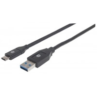 CABLE USB 3.1, GEN 1, A MACHO/ C MACHO, 5 GBPS, 2 M, NEGRO MANHATTAN