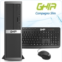 GHIA COMPAGNO SLIM / AMD A8-9600 QUAD CORE 3.1 GHZ / 8 GB / 1 TB / SFF-N / WI-FI / WINDOWS 10 HOME
