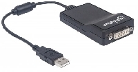 CONVERTIDOR USB 2.0 A DVI MANHATTAN