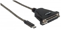 CONVERTIDOR USB-C A DB25 1.0M PARA IMPRESORA MANHATTAN