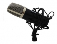 Micrófono Vocal Unidireccional de Estudio a Plug 3.5st con Soporte