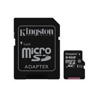 MEMORIA KINGSTON MICRO SDXC 64GB UHS-I CLASE 10 C/ADAPTADOR