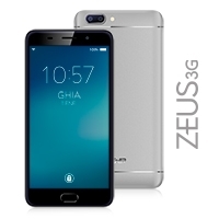 GHIA SMARTPHONE ZEUS 3G/ 5.5 PULG HD IPS 2.5D /ANDROID 7 / FINGERPRINT / DOBLE CAMARA TRASERA /1GB8GB / WIFI / BT / GRIS