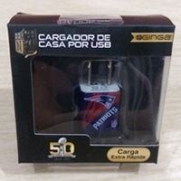 CARGADOR CUBO 1 USB 2 AMPERES PATRIOTS