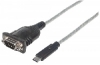 CABLE MANHATTAN USB-C CM-SERIAL M 0.45M NEGRO