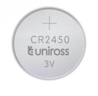 Batería de Litio CR2450 3V UNIROSS