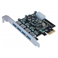 TARJETA USB MANHATTAN V3 PCI EXPRESS 4 PTOS ESTANDAR-BRACKET