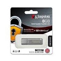 MEMORIA KINGSTON 8GB USB 3.0 DATATRAVELER LOCKER G3 /HARDWARE DE ENCRIPTACIN /USB TO CLOUD/ GRIS