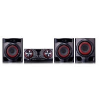 MINICOMPONENTE LG CJ45 720 W CD/MP3/MULTIBLUETOOTH(3), MULTIUSB(2), KARAOKE STAR, EFECTOS VOCALES, LUCES LED, NEGRO