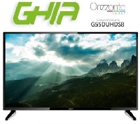 TELEVISION LED GHIA 55 PULG SMART TV UHD 4K 3 HDMI/ USB / VGA/PC 60HZ