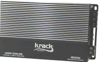 Amplificador Digital Krack Audio 1000Wrms 1ch a 1 Ohm