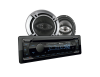 Paquete Autoestéreo RockSeries Bluetooth, MP3 con Bocinas 6.5"
