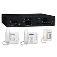 PAQUETE PANASONIC KX-NS500 (CON-15) INCLUYE 2 TELÉFONOS KX-DT521 (TEL-35) Y 1 TELÉFONO KX-T7703 (TEL-2) EN COLOR BLANCO.