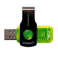 MEMORIA KINGSTON 16GB USB 3.1 ALTA VELOCIDAD / DATATRAVELER SWIVL VERDE