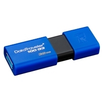 MEMORIA KINGSTON 32GB USB 3.0 ALTA VELOCIDAD / DATATRAVELER 100 G3 AZUL