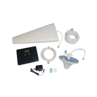 Kit de Amplificador de Señal Celular GSM, Doble Banda, Mejora las Llamadas, 3G, 4G LTE, 70dB, 500m2