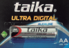 Baterías Alcalinas TAIKA AA ULTRA Digital