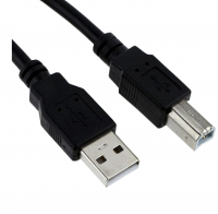 Cable USB 2.0 de Plug USB A a Plug USB B, tipo Impresora, Negro 1.8Mts
