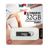 MEMORIA KINGSTON 32GB USB 3.1 DATATRAVELER MINI DTMRX GRIS