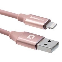 CABLE TPE USB-LIGHTNING1 M DE LONGITUD MOBIFREE COLOR GOLD MB-925419