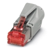 CONECTOR ENCHUFABLE RJ45, PHOENIX CONTACT IP20,8 POLOS, CAT6 - CUC-STD-C1PGY-S/R4E8:1