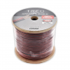 Cable para Bocina TREO 2x16AWG 100% Cobre, Flexible, Libre de Oxígeno, Rojo/Humo
