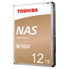 DD INTERNO TOSHIBA N300 3.5 12TB//SATA3//6GB/S//CACHE 256MB//7200 RPM//24X7 P/NAS/1-8 BAHIAS//EMPAQUE RETAIL
