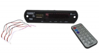 Módulo Reproductor MP3, USB, MicroSD, Bluetooth, con Amplificador 2x20W, 12VDC