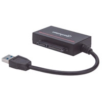 CONECTOR MACHO USB-A A MACHO SATA 2.5 Y CFAST 2.0, TASA DE TRANSFERENCIA DE DATOS DE 5 GBPS, COLOR NEGRO