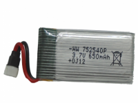 Batería Recargable de Litio 3.7VDC 650mAh 46x25mm