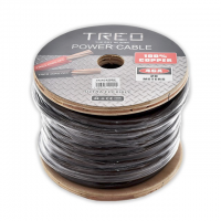 Cable TREO 4AWG 100% Cobre, Flexible, Libre de Oxígeno, Negro