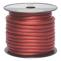 Cable de Corriente HF Audio Flexible Profesional Calibre 4AWG - Rojo