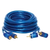Cable de Audio HF de 2 Plugs RCA a 2 Plugs RCA 12ft 3.60m Trenzado