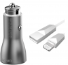 Cargador LDNIO USB para Auto Quick Charge 3.0, Con Cable USB Lightning iPhone/iPad