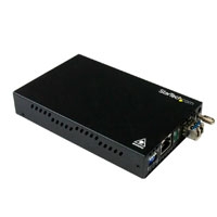 Convertidor De Medios De Ethernet Gigabit De Cobre A Fibra - Monomodo Lc - 10km