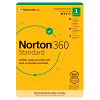 Norton 360 Standard , Internet Security 1 Dispositivo 1 A?o (caja)