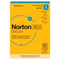 Norton 360 Deluxe , Total Security 3 Dispositivo 1 A?o (caja)