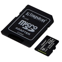 Memoria Kingston Micro Sd Canvas Select Plus 512gb Uhs-i Clase 10 C, adaptador