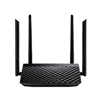 Router Asus Ac1200 V2, 300-867mbps, 2.4 Y 5ghz, 4x Lan, mimo, 4x Antenas Ext, control Parental