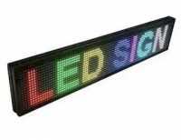 Letrero LED Programable 100x20x5cm 30W, Alto Brillo, Interior, RGB