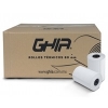 Caja Rollo Papel Termico Ghia 80x70 Mm , 50 Piezas , para Impresoras De 80mm , , Reaccion Negro