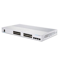 Switch Cisco Smb 28 Puertos 10, 100, 1000 Poe 100 W Puertos Combo (rj-45 + Sfp) 4 Sfp