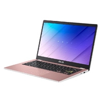 Portatil Laptop Asus 14 Hd, celeron N4020, 4gb, dd 128gb Emmc, hdmi, usb 2.0, usb 3.2, usb 3.2 Tipo C, bluetooth, webcam, numberpad, rosa, win10 Pro