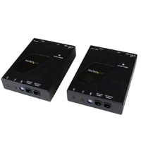 Juego Kit Extensor De Video Y Audio Hdmi Ip Por Red Gigabit Ethernet - Cable Utp Cat6 Rj45 - Startech.com Mod. St12mhdlan